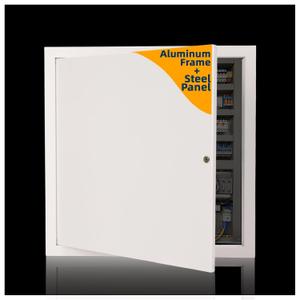 Access Panel for Drywall - 14x14 inch - Wall Hole Cover,Metal Plumbing Access Panel for Drywall Access Door to Cover 14 x 14 Wall Ceiling,Thicken 1mm Steel and Aluminum Frame,Overall Size 15.5"x15.5"