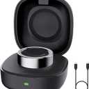 Compatible with Ou-ra Ring Gen3 - Smart Ring Wireless Charger Size 8, 600mAh Portable Travel Charging Dock