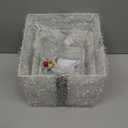 Set of 4 Christmas Lighted Gift Boxes, Pre-lit Light up Present Set with Different Sizes for Holiday Indoor Outdoor Decorations - Battery Operated(Warm White)