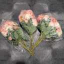 Artificial Flowers, 6 Packs Fake Peony Silk Hydrangea Bouquet Decor Plastic Carnations Daisy Realistic Flower Home Office Party Decor Arrangements Wedding Decoration Table Centerpieces Pink