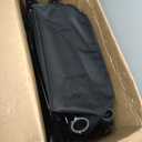 Foldable Rollator Walkers with Seat for Seniors & Adults Lightweight 2-in-1 Walker and Wheelchair Combo Adjustable Handle Height and Seat Transport Chair with Brakes 300 lbs Weight Capacity