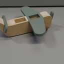 ibwaae Wooden Airplane Toys, Air Transport Vehicles Play Set, Wooden Pull Games, Learning Gift Montessori Toy for Baby Toddler Boys Girls