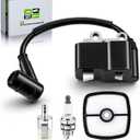 A411000500 Ignition Coil Module Air Fuel Filter Spark Plug Kit Fit for Echo Blower ES250 ES252 PB250 PB250LN PB252