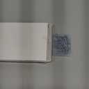 Tandefio 8 Pcs 4 7/8 x 3 3/8 x 1 1/4 Inch Deadbolt Strike Plate Stainless Iron Door Extended Strike Plate Door Reinforcement Backplate with Screws for Heavy Duty Residential Use (Silver)