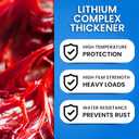 Wheel Bearing Grease Red And Tacky Automotive Lubricant Tub Jar | Car Grease | Axle | Thick MultiPurpose Red Grease | Bearing Packer Grease | Rod | High Temp | Tractor | Lithium | Trailer Hitch | 5th Wheel | HeavyDuty 1 LB