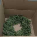 26 Inch Christmas Wreath for Front Door, Thickened Realistic Cedar Pine Christmas Wreath Outdoor Indoor, Artificial Winter Wreath for Thanksgiving & Christmas Decor, Christmas Door Decorations