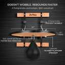 Speed Bag Platform Speed Bag Stand for Boxing Punching Practice Includes Height Adjustable Mount Speedbag and Air Pump 360 Swivel 24 Inch Board