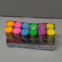 Big Bubble Bottle 12 Pack - 4oz Blow Bubbles Solution Novelty Summer Toy - Activity Party Favor Assorted Colors Set
