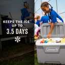 Coleman Classic Series Insulated Portable Cooler, Leak-Resistant Outdoor Hard Cooler Keeps Ice up to 5 Days, 52 Quart