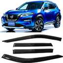 Window Visors Rain Guards for Nissan Rogue S SV SL 2021-2025, Tape-on Window Wind Deflectors Vent Shades for 21-25 Rogue