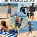 Kanu Surf Boys' Barracuda Quick Dry UPF 50+ Beach Swim Trunk (4T, Flex Navy)