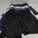 Ultra Performance Mens 5 Pack Athletic Running Shorts, Basketball Gym Workout Shorts for Men with Zippered Pockets L