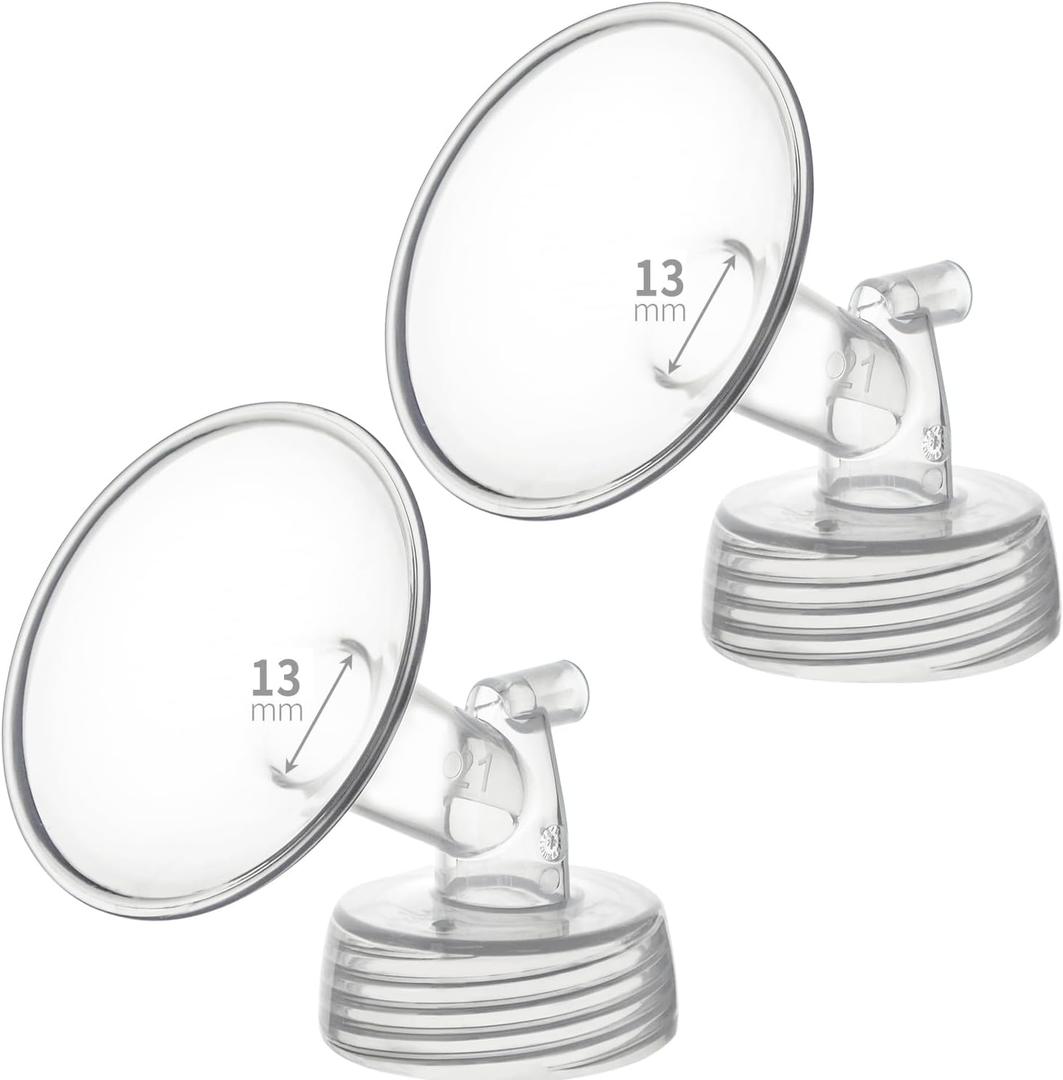 13mm Flanges Compatible with Spectra S2 S1 9 Plus Ameda MYA Motif Luna Breastpumps Replacement to Pump Parts Flange. Compatible with Spectra Parts/Accessories