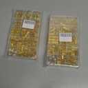 Hair Jewelry, Dreadlock Accessories, Gold Hair Cuffs, Soft Lightweight Braid Accessories, Sturdy Loc Jewelry, Adjustable Braid Jewelry, Loc Jewels for Black Women, Men (225Pcs-Gold), Pack Of 2