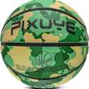 Kids & Adult Basketball - Size 3 (22") & 5-7 (27.5"-29.5'') for Indoor/Outdoor/Pool Play & Training (Camo yellow)