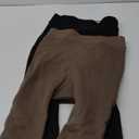 Vertvie 2 Pairs Fleece Lined Tights for Women Thermal Pantyhose Fake Translucent Winter Warm Tights Thick Leggings (220g-Thin Fleece, Black Sheer/ Nude, Small-Medium)