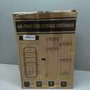 PRAKI Airtight Food Storage Containers Set with Lids - 24 PCS, BPA Free Kitchen and Pantry Organization, Plastic Leak-proof Canisters for Cereal Flour & Sugar - Labels & Marker (Black)