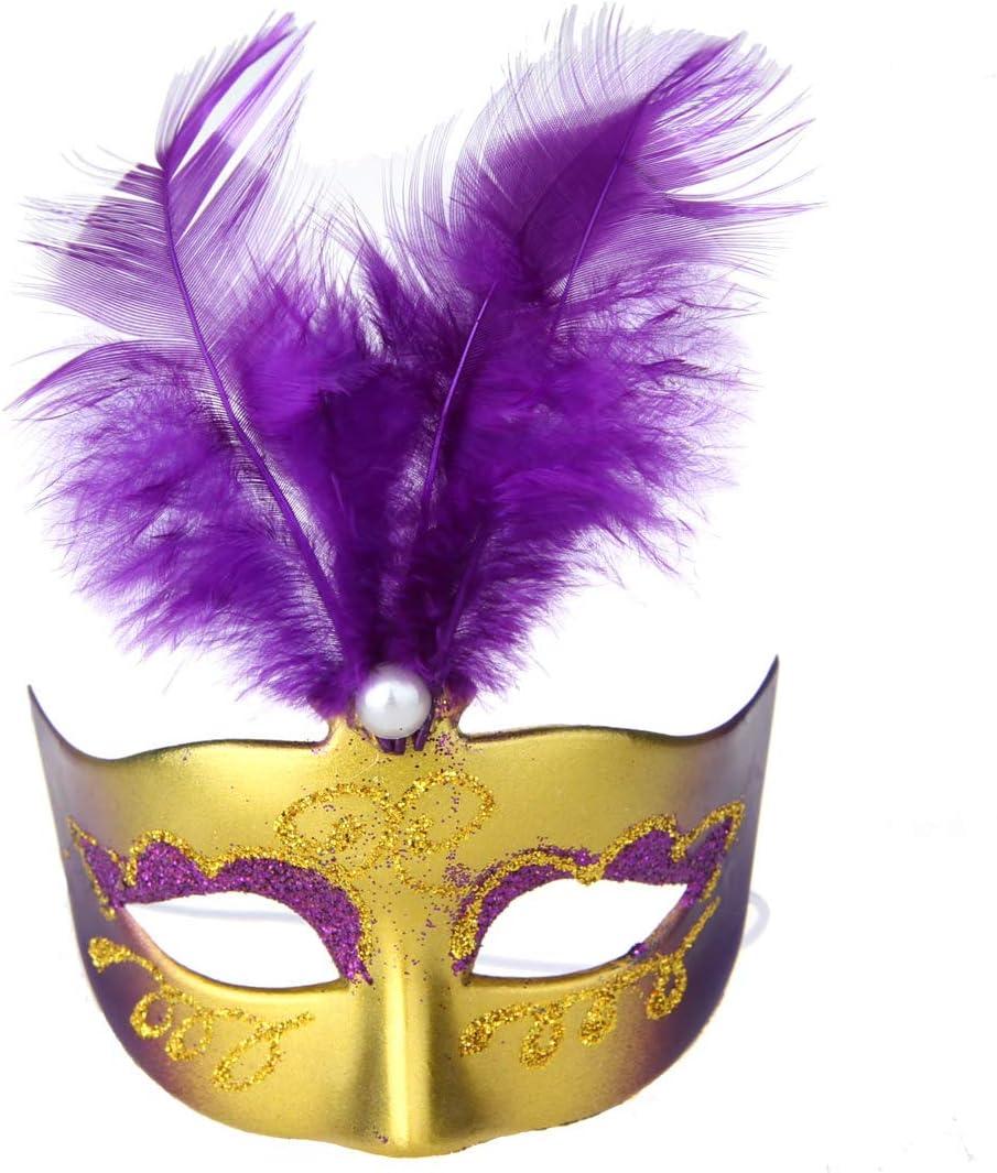 1 PAck Mini Mardi Gras Mask, Small Masquerade Masks Bulk for Mardi Gras Party Decorations 