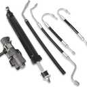 Power Steering Valve Cylinder Ram Hose Kit NO CORES for Chevy Corvette 1963-1979, Replace # 1502007, 1505001, 1509003