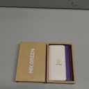 MR.GREEN Colorful Manicure Set Practical Pedicure Kits Nail Clippers Personal Care Tools Facial Hair Scissors with Fashion Case (Mr-6684 Purple)