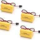 3.6V 900mAh Emergency/Exit Light Battery Compatible for Lithonia ELB B001 ELBB001 ELB-B001 Lithonia EU2C M6 LED Emergency Light Interstate ANIC1566 Unitech 0253799(4 Pack)