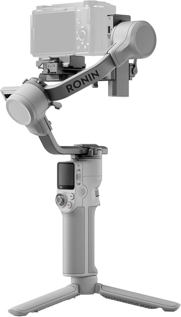DJI RS 4 Mini, Gimbal Stabilizer for Cameras Canon/Sony/Panasonic/Nikon/Fujifilm, Auto Axis Locks, 2kg/4.4lbs Payload, Intelligent Tracking, Camera Gimbal, Camera Stabilizer, Native Vertical Shooting