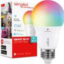 Sengled Smart Light Bulb, Color Changing Light Bulb, WiFi Light Bulbs No Hub Required, Smart Bulbs that Compatible with Alexa & Google Home, Smart LED A19 RGB Light Bulbs, 1 Pack