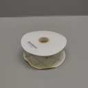 Ribbli Cream White Faux Fur Velvet Wired Ribbon with Glitter 2.5 Inch Fluffy Velvet Christmas Ribbon for Gift Wrapping Christmas Tree Decoration Crafts Wreaths Supplies-Continuous 10 Yards