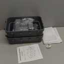 Poolside Storage Basket for Above Ground Pools, Above Ground Pool Accessories, Swimming Pool Storage Basket with Pool Cup Holder, Versatile Organization for Pool Accessories(2 Pack) (Gray)