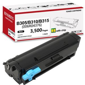 B310 Black Toner Cartridge Extra High Capacity Compatible for Xerox 006R04376 3,500 Pages Replacement for B305 B310 B315 Printer with New Chip 1 Pack