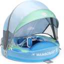 Mambobaby Add Tail Baby Float with Sun Canopy Earth, Large