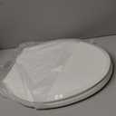 KOHLER 4636-RL-0 Cachet ReadyLatch Elongated Toilet Seat Slow Close, Soft Close Toilet Seat Quiet Lid, Contoured Grip-Tight Bumpers Installation Hardware, Apartment Essentials, White