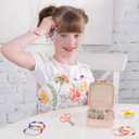 2 x Thigreact Valentines Day Gifts for Kids - Personalized Name Bracelet Making Kit - Valentine Gift Exchange for Boys Girls Toddlers Class Classroom School Party Favors