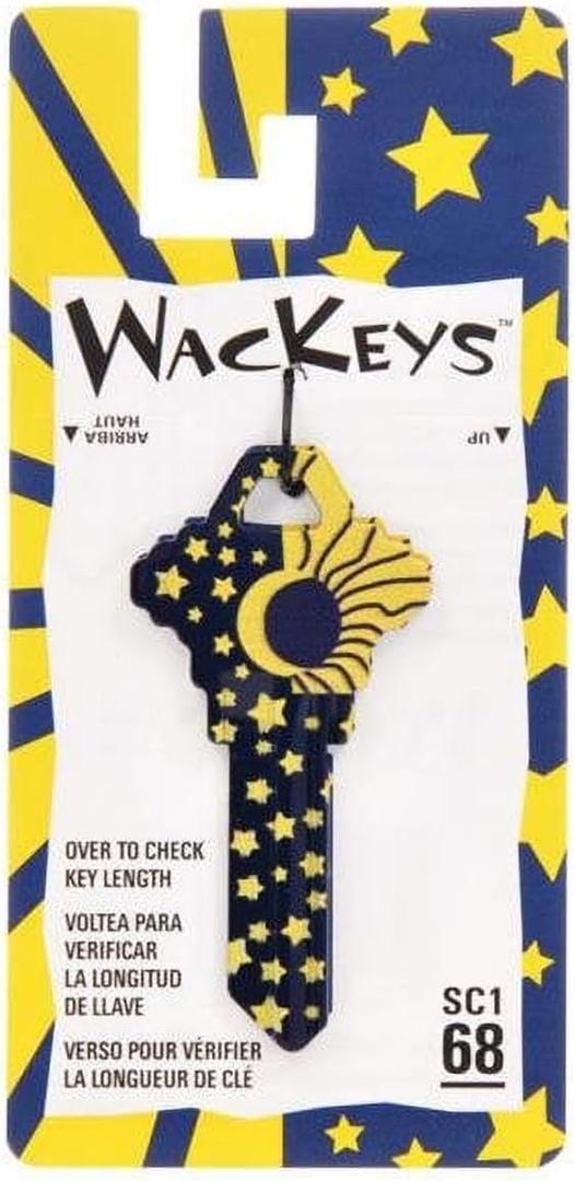 Hillman 5005156 Wackey House & Office Universal Key Blank44; No.68-SC1 - Pack of 6