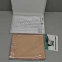 BLUTLOTUS Keyboard case for iPad 9.7 Inch Air 2, iPad 5th/iPad 6th Generation (2017/2018) Case, 7 Color Wireless Backlit Detachable Keyboard, Smart Folio Cover with Pencil Holder (Pink)