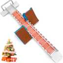 Multi-Function Lightning Starting Block Sprinter Pedals 6 Angle Adjustable Sprinter Track and Field Aluminum Suitable for Plastic Runway Cinder Track Back School Fall Sports Day (32inch, Red)