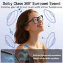 AI Smart Glasses for Men & Women with ChatGPT, Bluetooth Glasses with 165 Languages Translation, Color-Change Lens, Meeting Analysis, Music Playback, Hands-Free Calls, UV & Blue Light Protection