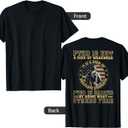 PTSD is Not A Sign of Weakness (on Back) T-Shirt S