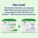 Similac Organic Infant Formula, Easy to Digest, USDA-Certified Organic, Powder, 20.6-oz Tub, BBD: JULY 01, 2027