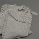 ZeeMart Macrame Style Boho Table Runner, Ivory Table Runners 48 Inches Long, Farmhouse Woven Home Decor, 12x48 Inch, Ivory