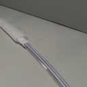 Frameless Shower Door Bottom Seal Shower Sweep with Drip Rail for 3/8" Glass,36" Long, Vinyl, Clear