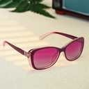 SIPHEW Retro Small Wrap Sunglasses for Women | Lightweight Square Frame with 100% UV400 | Polarized Shade for Womens