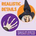 JOYIN 4 Pcs 19.6 Hanging Witch Halloween Decorations Outdoor Indoor Flying Haunted House Scary Decor for Lawn Garden Yard
