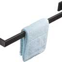 x 2 Bath Towel Rack - Square Base Thicken SUS304 Stainless Steel Towel Bar for Bathroom, Bathroom Accessories Towel Rod Heavy Duty Wall Mounted Towel Holder