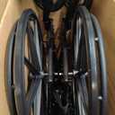 Medline Lightweight Wheelchair for Adults With Swing-Back, Desk-Length Arms, Elevating Leg Rests; 16"W x 16"D Seat