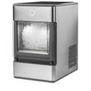 GE Profile Opal | Countertop Nugget Ice Maker | Portable Ice Machine Makes up to 24 lbs. of Ice Per Day | Stainless Steel Finish