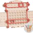 ROKR 3D Wooden Puzzle for Adults, Penholder Calendar Model Kits for Adults to Build, Ideal Gift for Boys and Men
