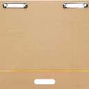 18" x 24" Drawing Board, Artist Sketch Boards with Handle for Drafting Art, Portable Wooden Clipboard for Class or Studio Fit in Artists Tote