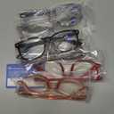 CCVOO 6 Pack Blue Light Blocking Reading Glasses, Anti Headache/Glare/Eye Strain Readers Computer Eyeglasses Women/Men (6 Pack Mix,3.00)