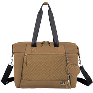 Dikaslon Diaper Bag Tote, Large Travel diaper tote for Mom and Dad, Multifunction baby tote bag for Boys and Girls with Pacifier Case and Changing Pad, Khaki
